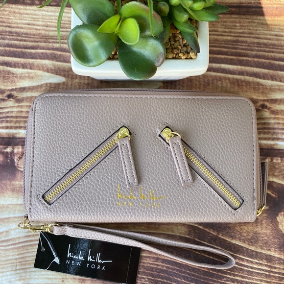 Nicole Miller  Wallet/Wristlet Color; Mashroom - Picture 6 of 6